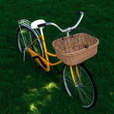 Fahrrad-Vorderkorb mit Deckel 50x45x35 cm Naturweide