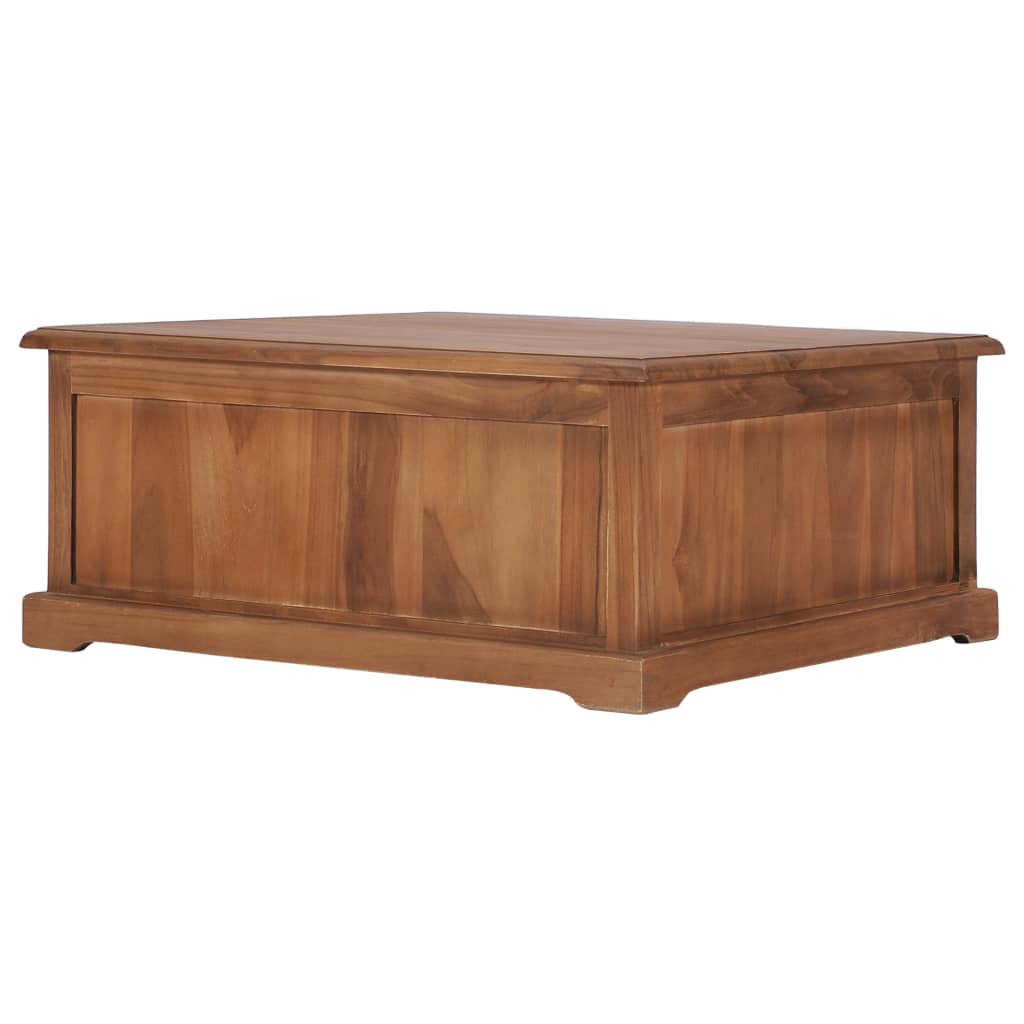 Table basse 68x68x30 cm Bois de teck solide