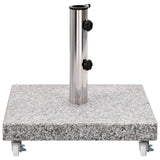 Socle de parasol Granite 30 kg Carré Gris