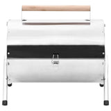 Barbecue au charbon portable Acier inoxydable Grilles doubles