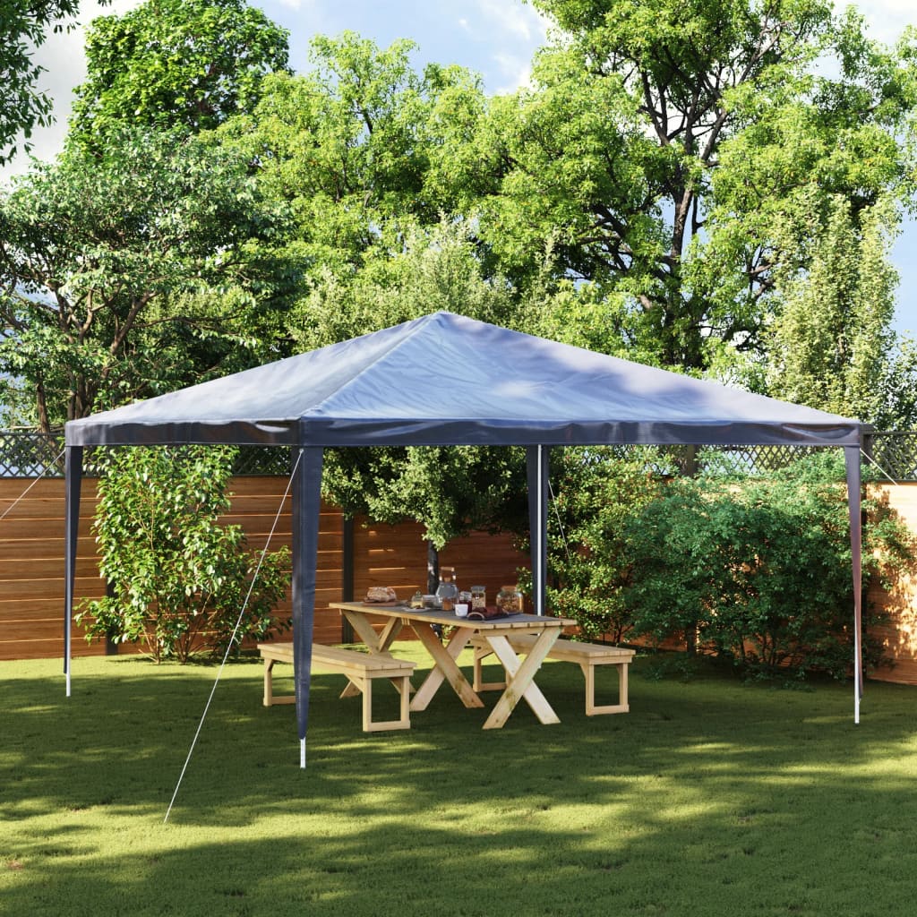 4x4 m blue reception tent