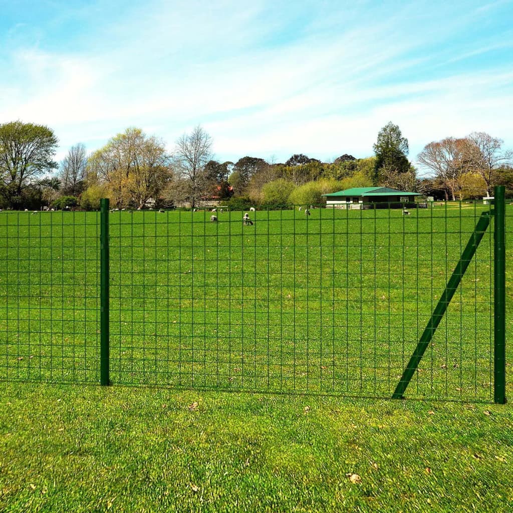 Euro Steel Fence 25 x 1.7 m Green