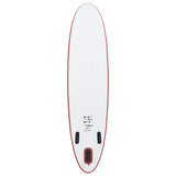 Red and White Inflatable SUP Board Set