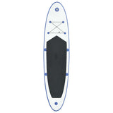 Blue and White Inflatable SUP Board Set