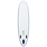 Blue and White Inflatable SUP Board Set