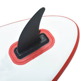 Inflatable SUP board set with sail Red and white