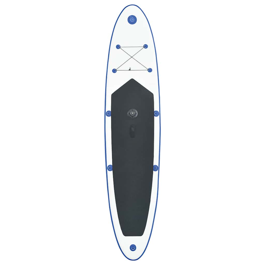 Inflatable SUP board set with sail Blue and white