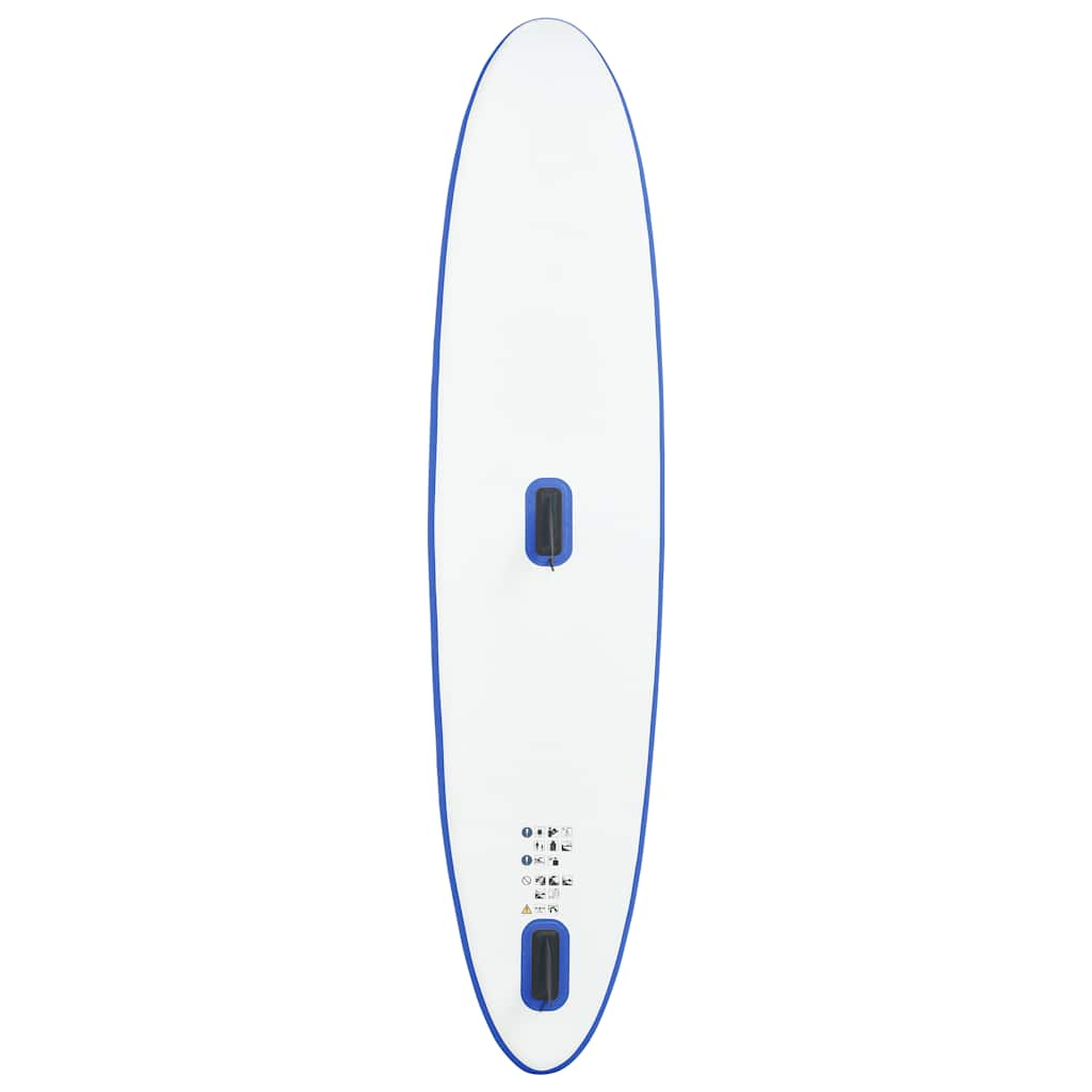 Inflatable SUP board set with sail Blue and white