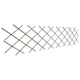 Willow trellis fence 5 pcs 180x60 cm