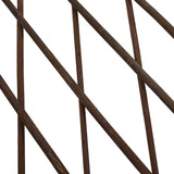 Willow trellis fence 5 pcs 180x60 cm