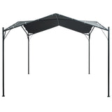 Auvent tente belvédère 3x3 m Acier Anthracite