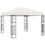 Pavillon 3 x 3 m, cremefarbener Stoff