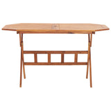 Table pliable de jardin 135 x 85 x 75 cm Bois d'acacia massif