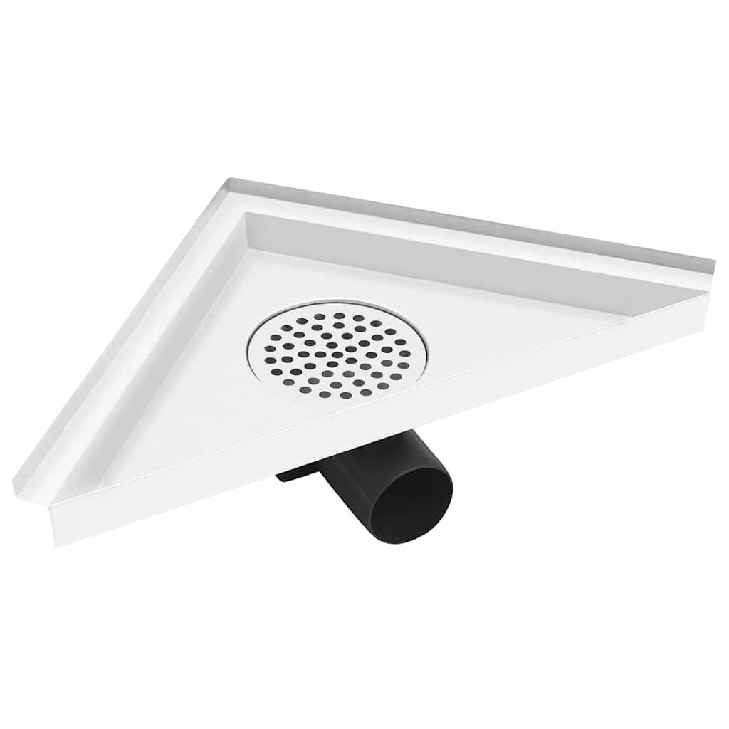 Drain de douche 2 en 1 avec couvercle 25x25 cm Acier inoxydable