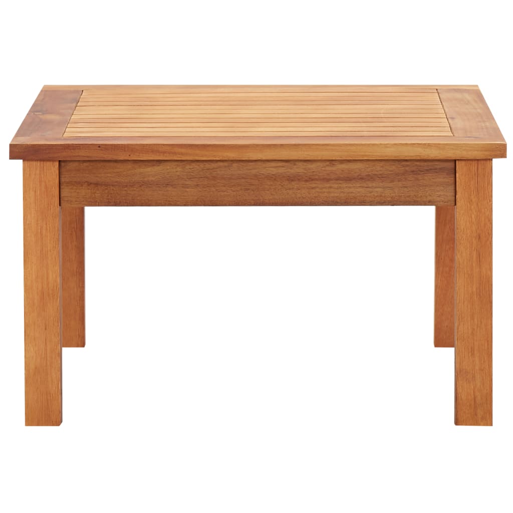 Table basse de jardin 60x60x36 cm Bois solide d'acacia