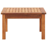 Table basse de jardin 60x60x36 cm Bois solide d'acacia