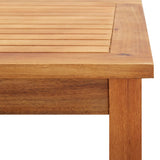 Table basse de jardin 60x60x36 cm Bois solide d'acacia