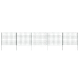 Garden fence set 77.5x64 cm green