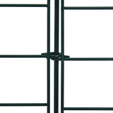 Garden fence set 77.5x64 cm green