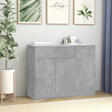 Sideboard Betongrau 88x30x70 cm Holzwerkstoff