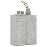 Concrete Grey Sideboard 60x30x75 cm Engineered Wood