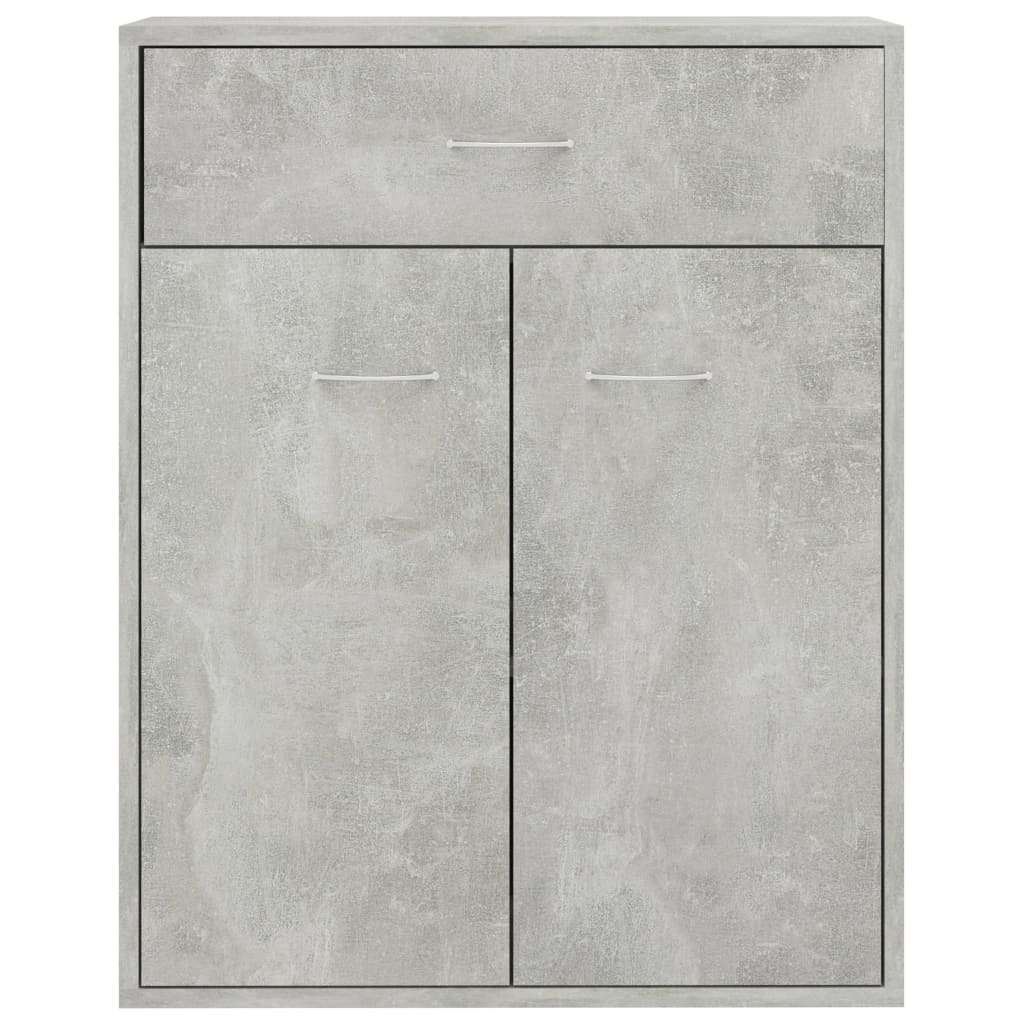 Concrete Grey Sideboard 60x30x75 cm Engineered Wood