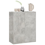 Concrete Grey Sideboard 60x30x75 cm Engineered Wood