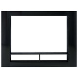 Meuble TV Noir brillant 152x22x113 cm Bois d'ingénierie