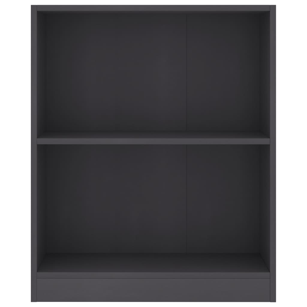 Bibliothèque Gris 60x24x76 cm Bois d'ingénierie