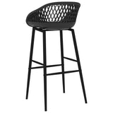 Bar chairs set of 2 black