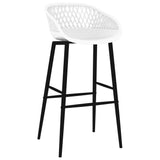 Chaises de bar lot de 2 blanc