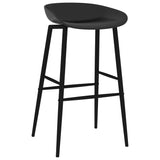 Chaises de bar lot de 4 noir