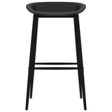 Chaises de bar lot de 4 noir