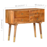 Buffet 85x40x70 cm Bois de manguier solide