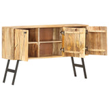 Buffet 118x30x75 cm Bois de manguier massif