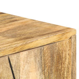 Buffet 118x30x75 cm Bois de manguier massif