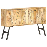 Buffet 118x30x75 cm Bois de manguier massif