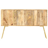 Buffet 118x30x75 cm Bois de manguier massif