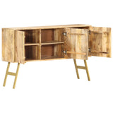 Buffet 118x30x75 cm Bois de manguier massif