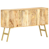 Buffet 118x30x75 cm Bois de manguier massif