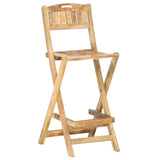 Chaises de bar de jardin pliables lot de 2 Bois manguier solide