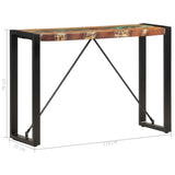 Table console 110x35x76 cm Bois de récupération massif