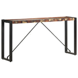 Table console 150x35x76 cm Bois de récupération massif