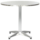 Table de jardin Argenté 80x70 cm Aluminium