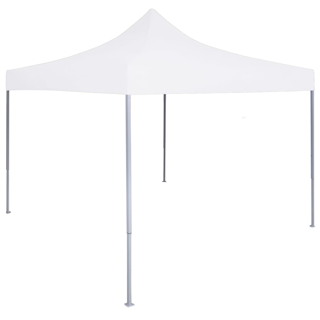 Professional folding reception tent 3x3 m Steel White