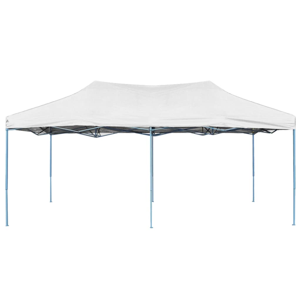 Tente de réception pliable professionnelle 3x6 m Acier Blanc