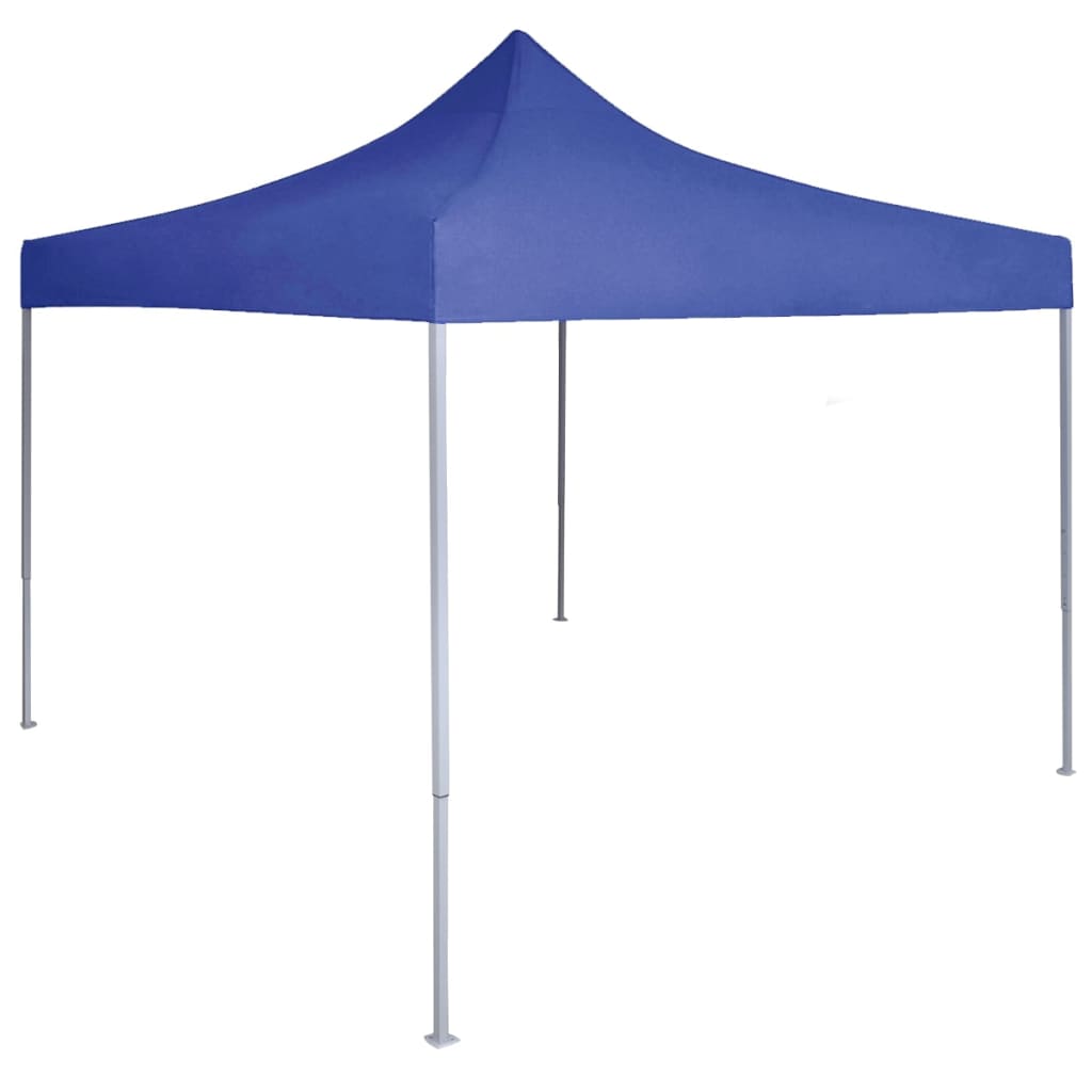 Tente de réception pliable 2x2 m acier bleu