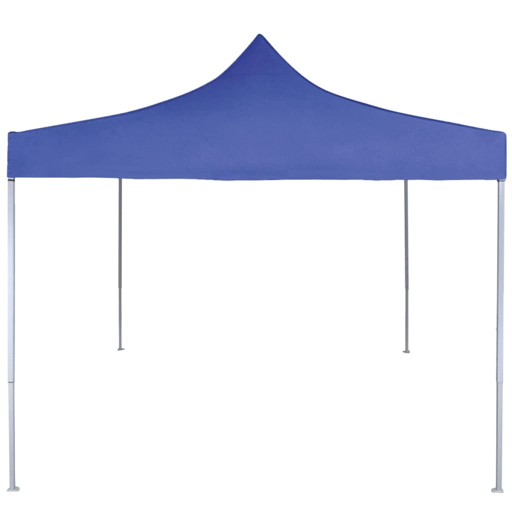 Tente de réception pliable 2x2 m acier bleu