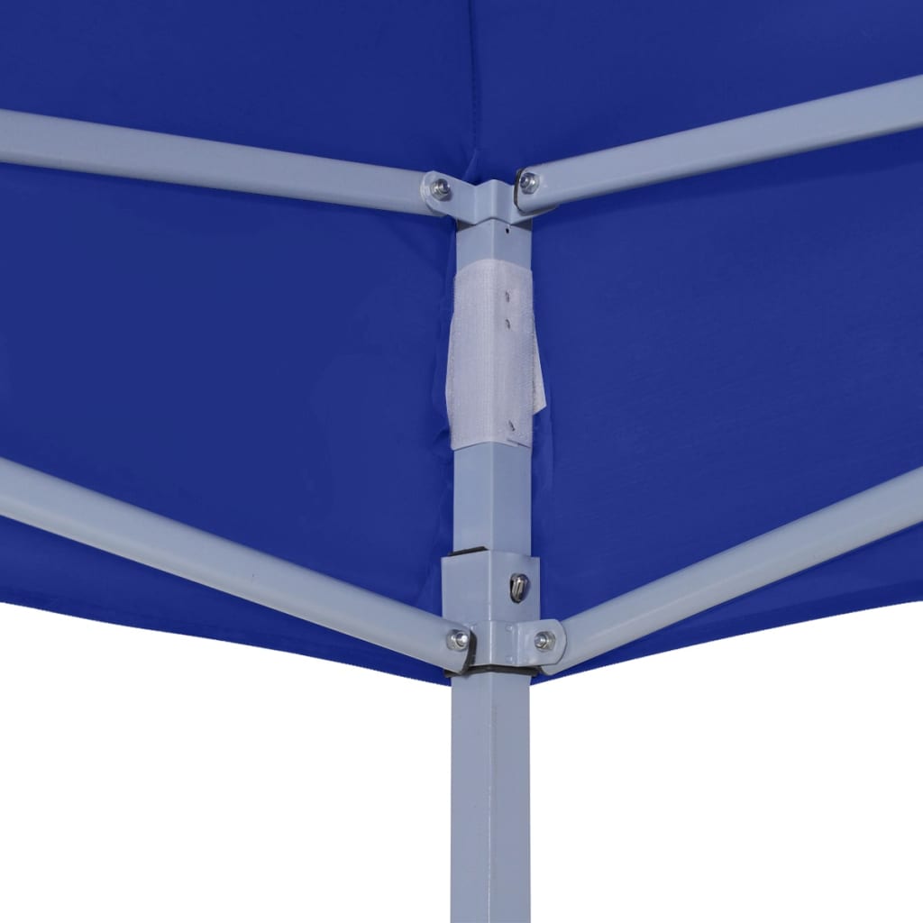 Tente de réception pliable 2x2 m acier bleu