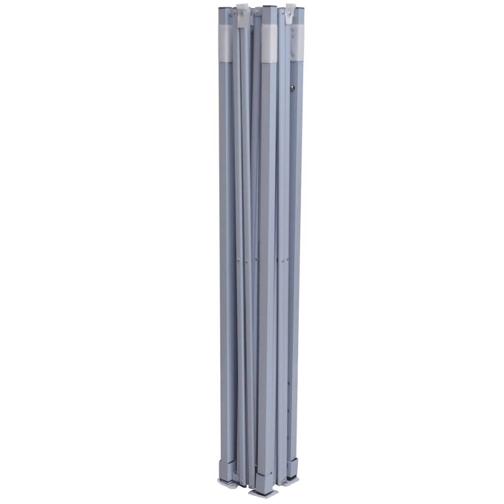 Tente de réception pliable 2x2 m acier bleu